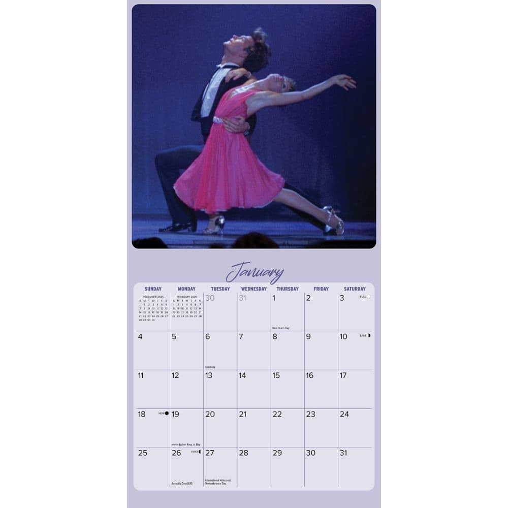 Willow Creek Press, Dirty Dancing 2026 Mini Wall Calendar, 7” X 7”, Multi