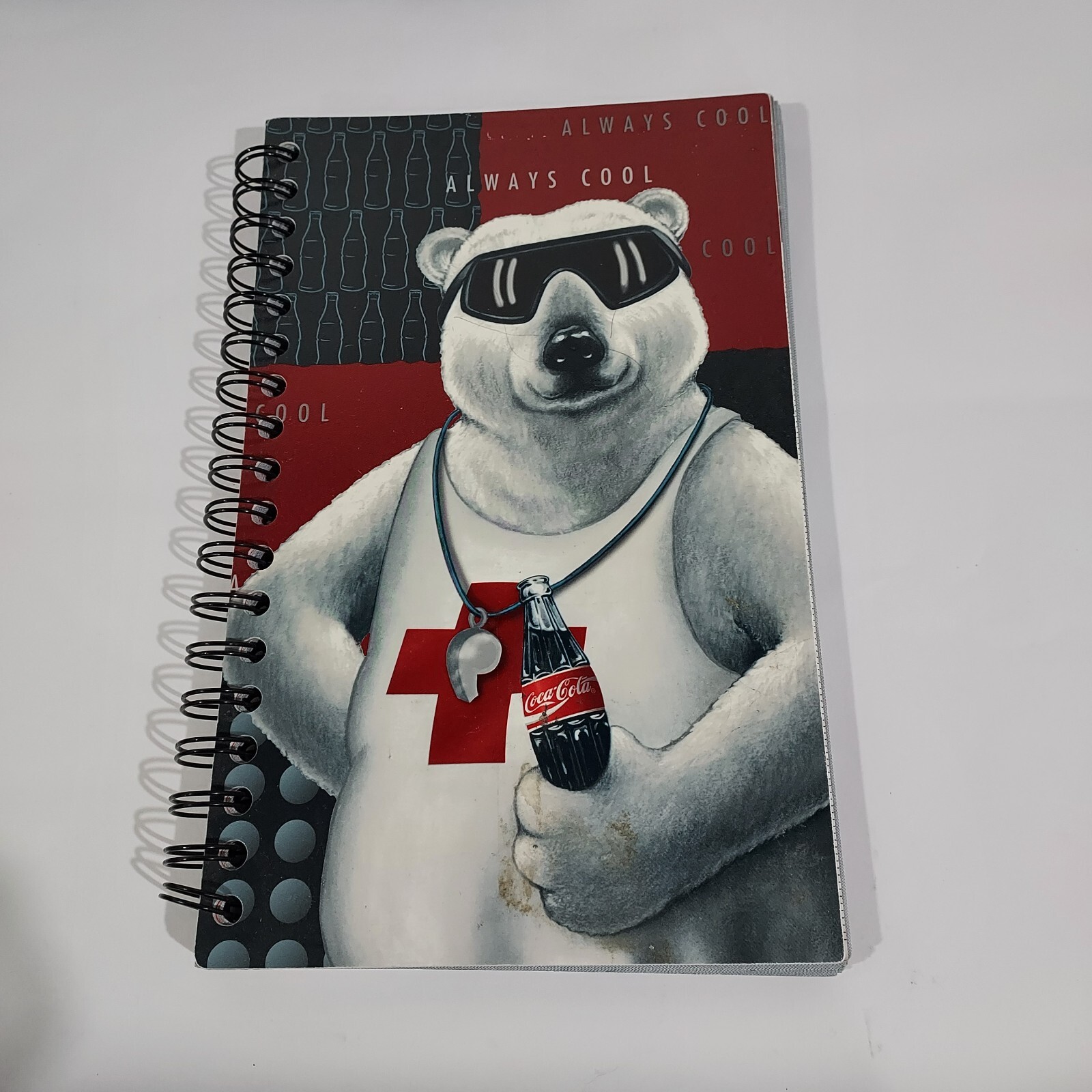 Coca-Cola Polar Bear 1995 Spiral Bound Student Planner 9.5″x6.5″