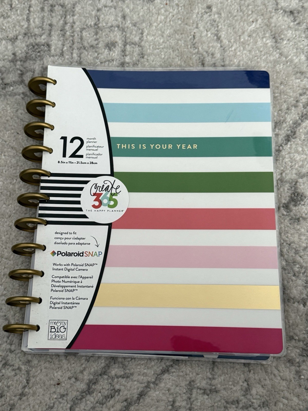 NEW! Happy Planner “This Is Your Year” BIG Planner 12 Mo. Planner Custom Dates