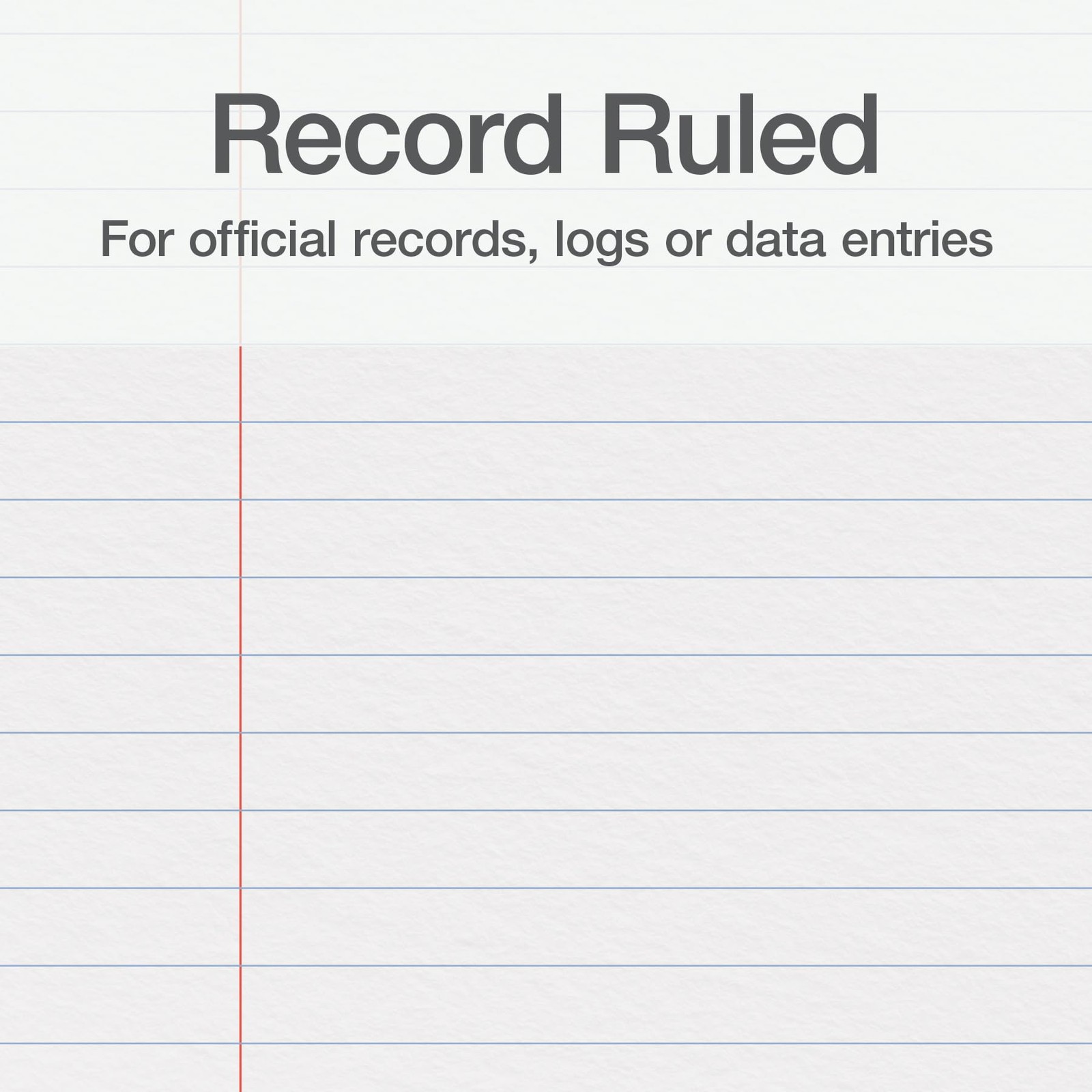 Record Account Book 5.25×7.875in 144 Pages Black Red Office Ledger Book