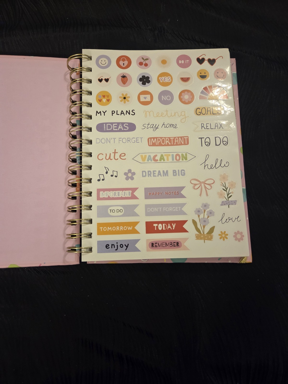 Paper Studio Sweet Notes Notebook With Pen