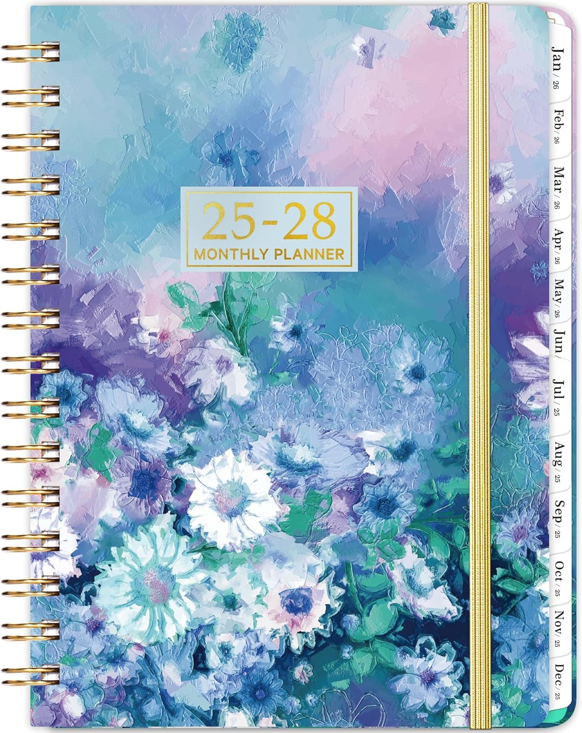 Monthly Planner 2025-2028, 3 Year Monthly Planner 2025-2028, JUL 2025-JUN 2028,