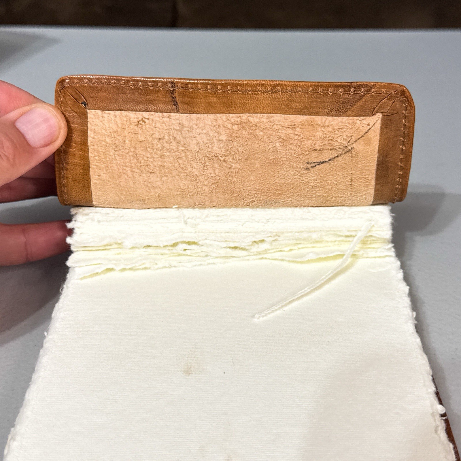 Sugarboo & Co. Leather Bound Journal What Good Shall I Do This Day? Notepad