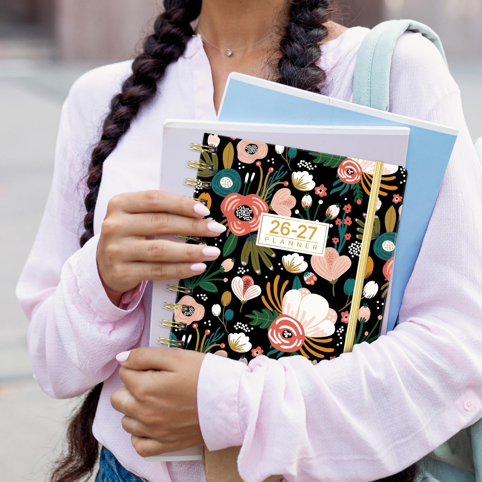 Planner 2026-2027 – Weekly Monthly from July 6.4 x 8.5 inches, Black