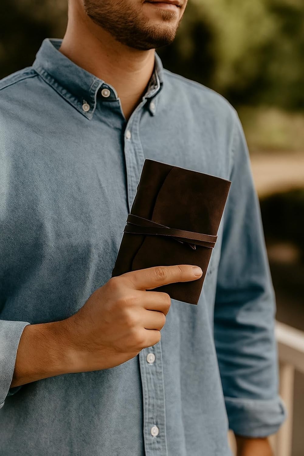 Retro Leather Journal Notepad 4.8×6.5 – Vintage Craftsmanship for Daily Use