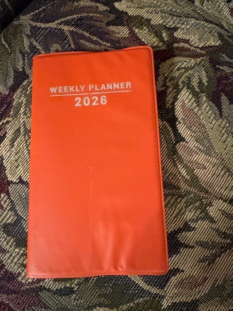 1/2 off ! NEW 2026 Weekly Planner 6.5 X 3.5 LARGE writing blocks Pocket calendar