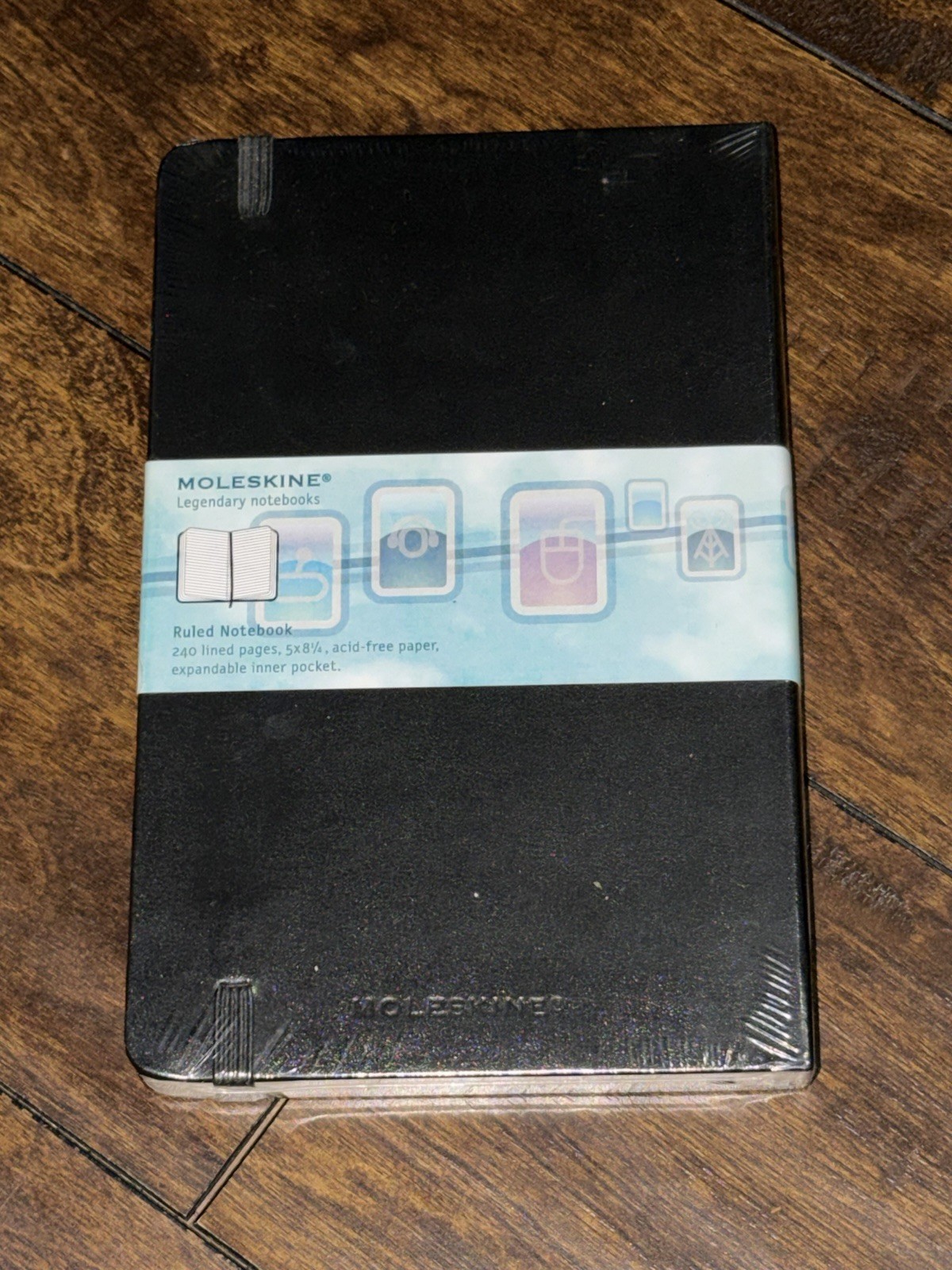 Moleskin Notebook Hard Cover Factory Sealed Black 240 Pages (6 SEALED BOOKS)