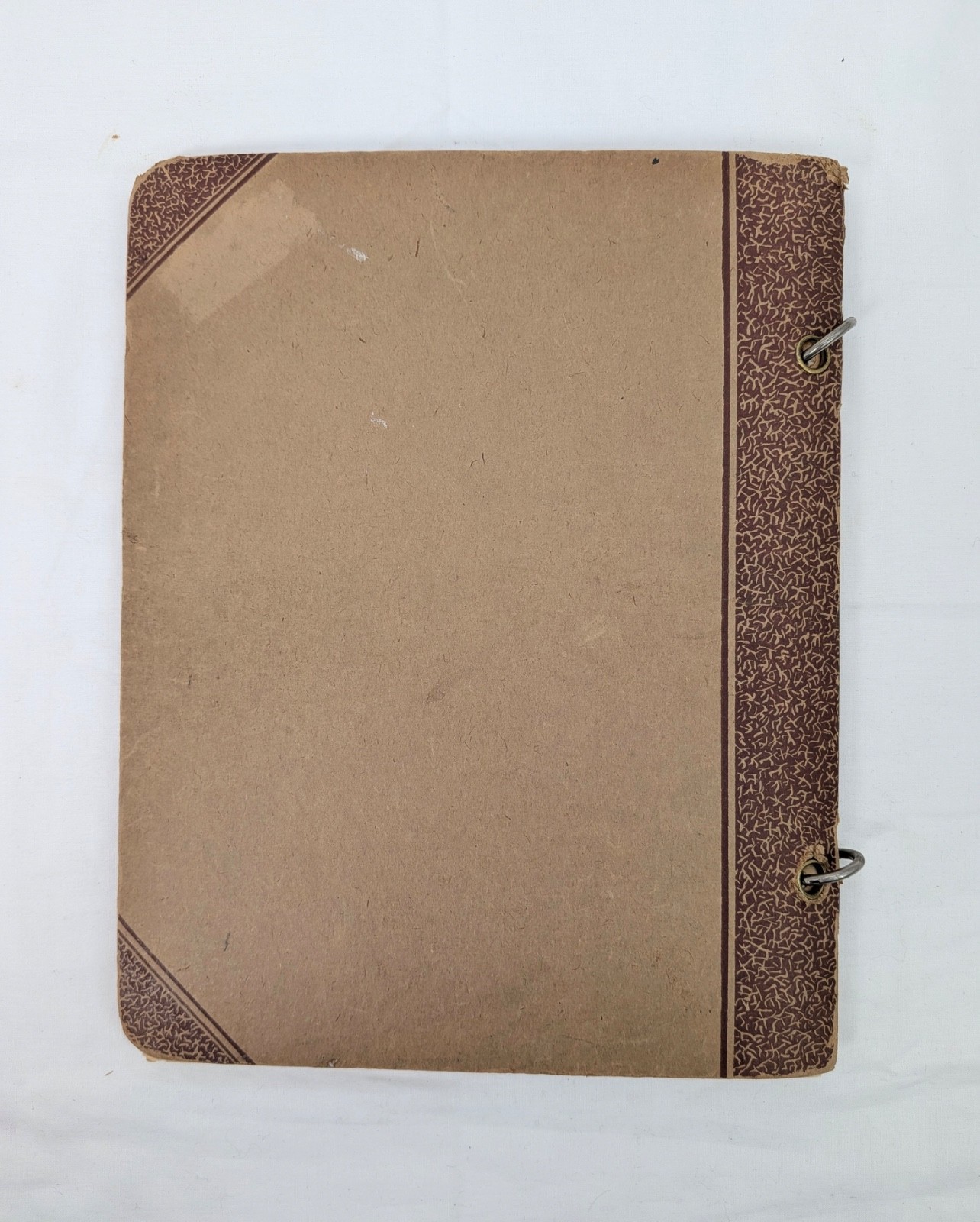 Fun Vtg/Antique Woolworth Cardboard Cover Loose Leaf Notebook with Paper Refills