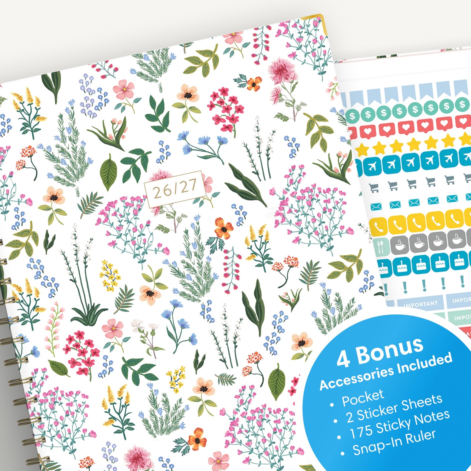 15 Month 2026-2027 Weekly and Monthly Academic Year Planner Calendar, April 2…