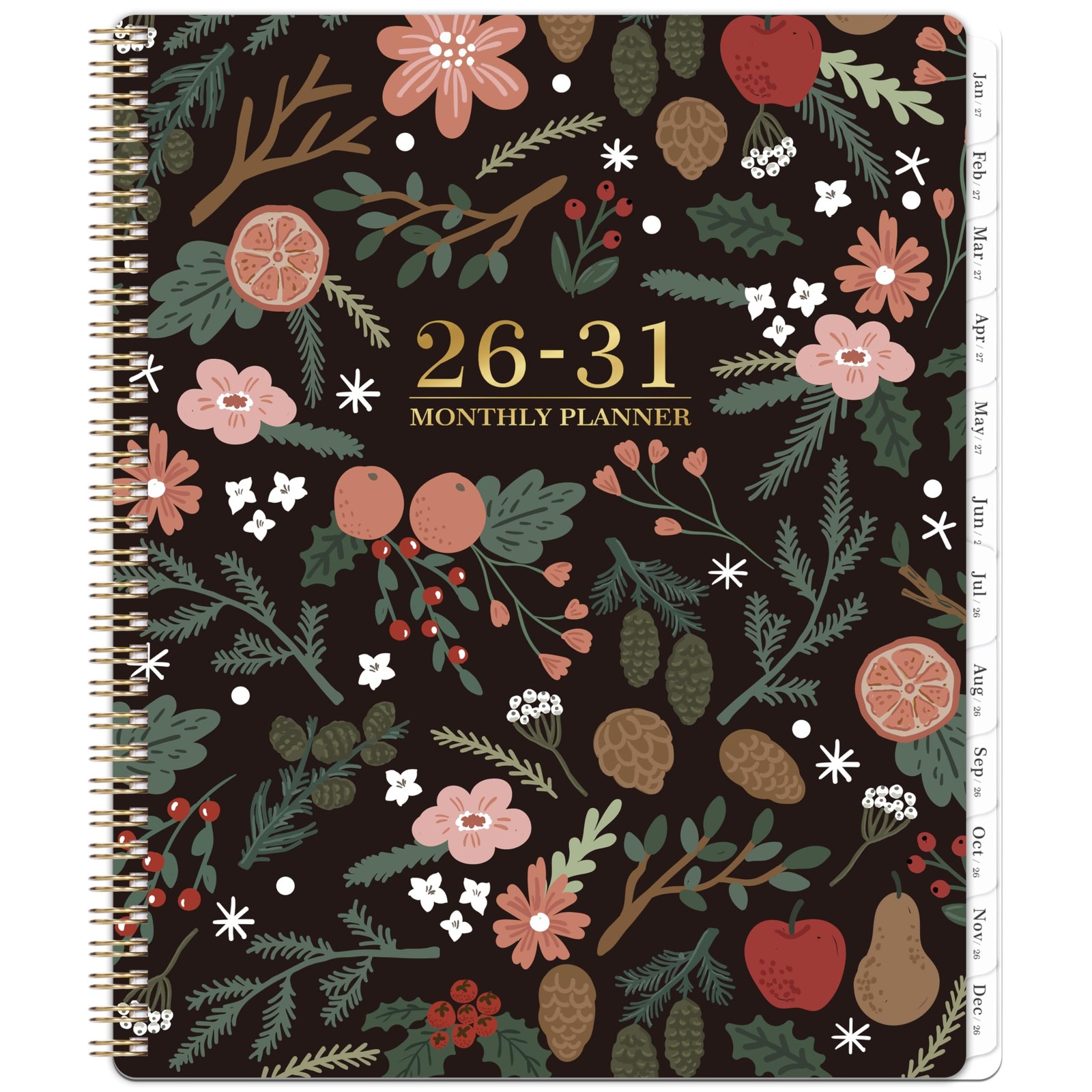 2026-2031 Monthly Planner – 5 Year Planner/Calendar, 5 9″ x 11″, Pinecone