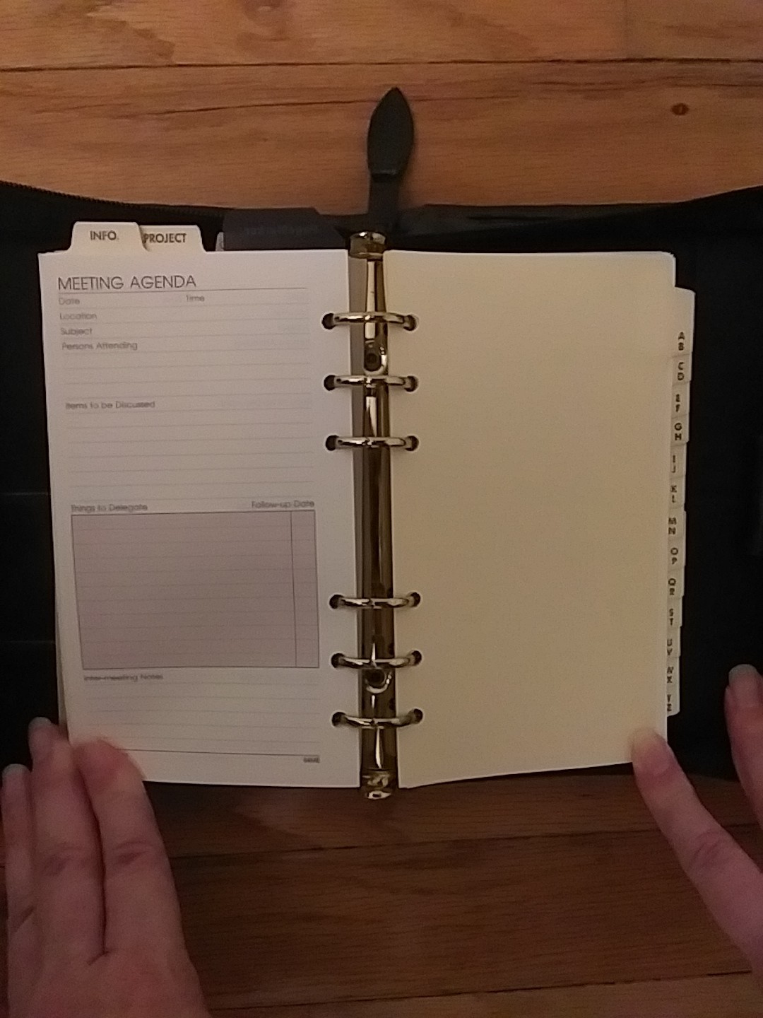 Scully Vintage 1990’s Emerald Green Leather Planner Organizer