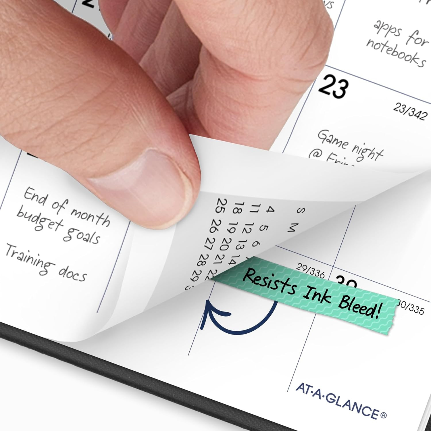 2027 Dayminder Pocket Planner, 14-Month Calendar, Black, 3.5″ x 6