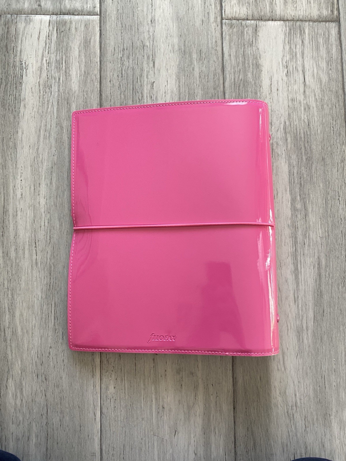 Filofax Domino Patent Organizer planner hot pink barely used