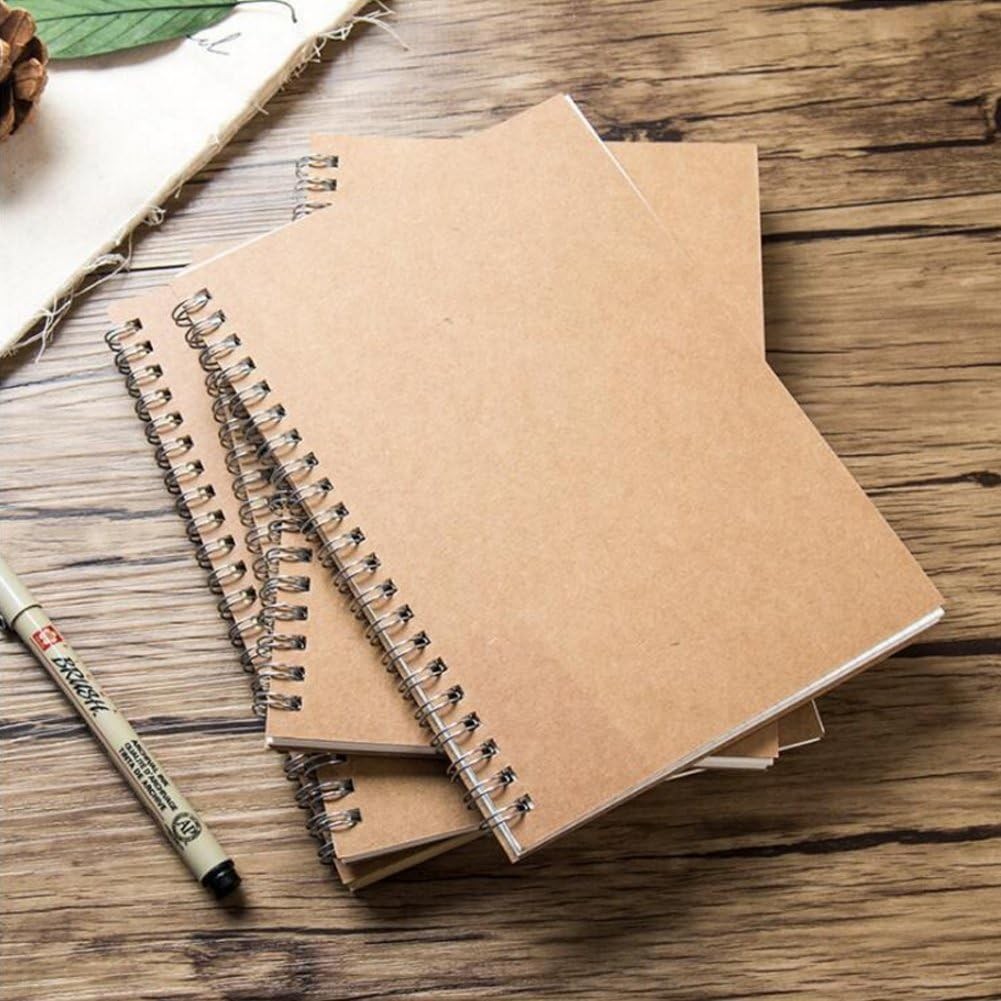 Soft Cover Spine Bound Notebook 2-Pack, Unlined Sketchbook Journal, Blank Paper