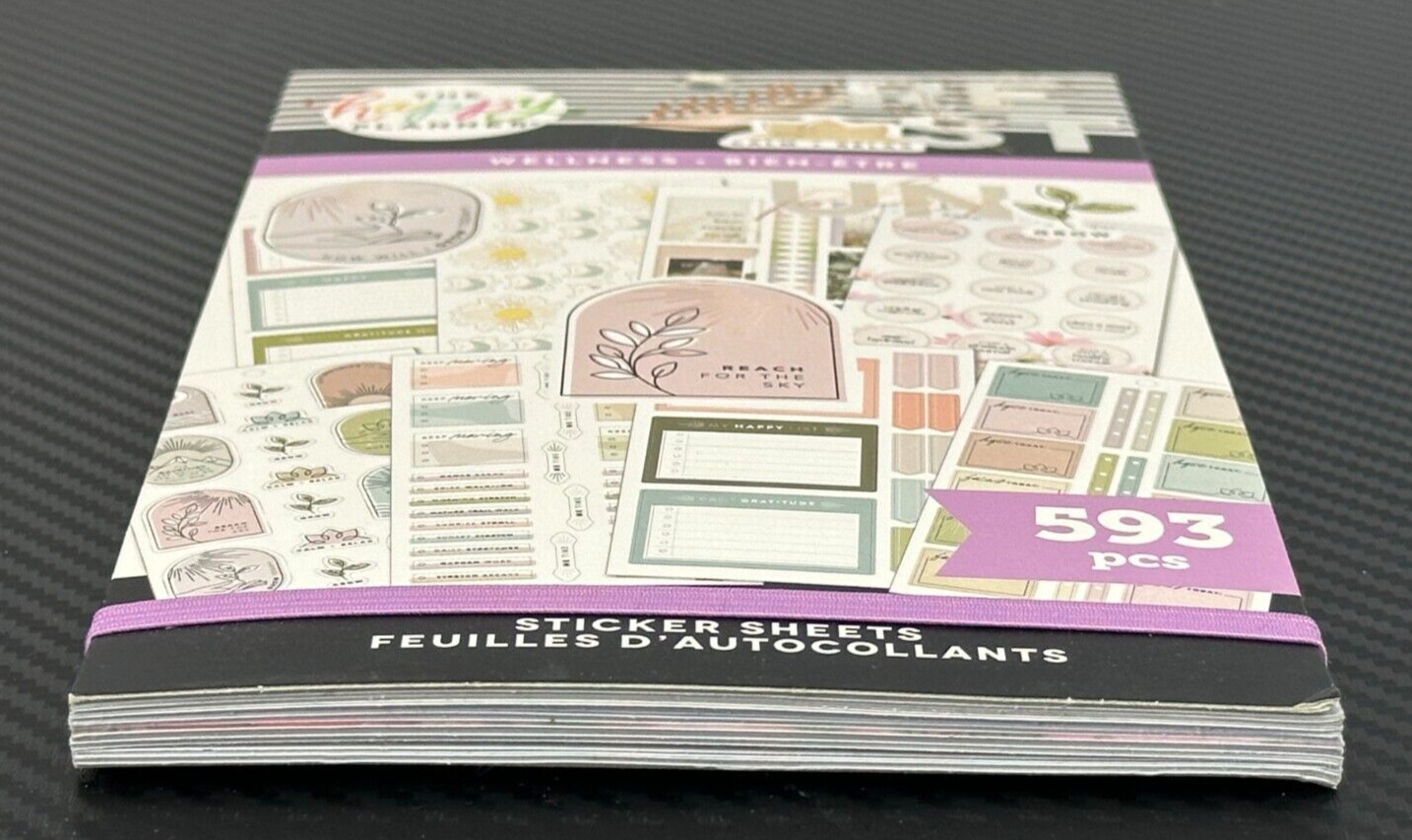 The Happy Planner Nature of Wellness 593 Pcs Sticker Sheets