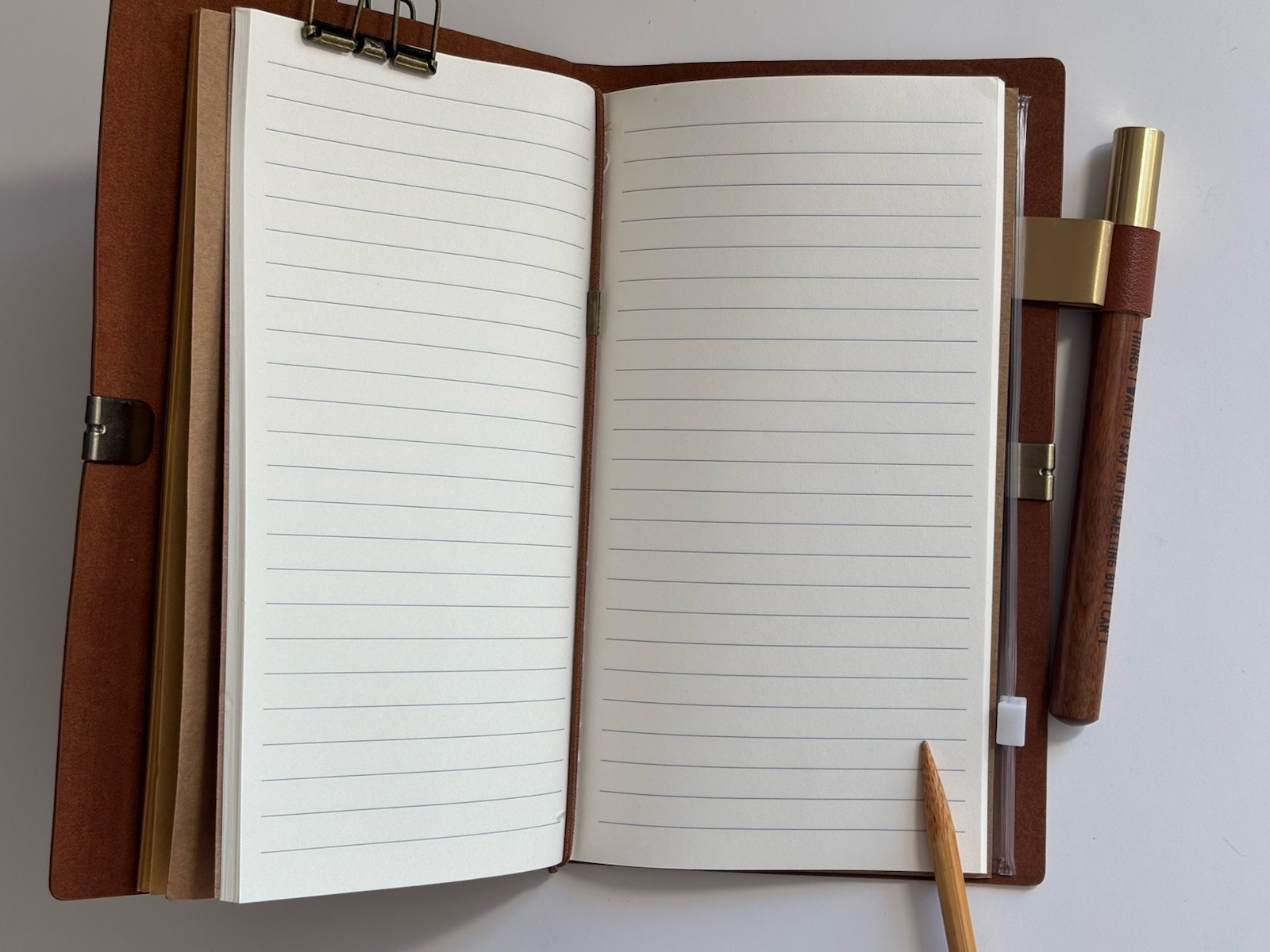 Things I Want To Say In Meeting But Can’t TN Cover Notebook Pen Clip Holder More