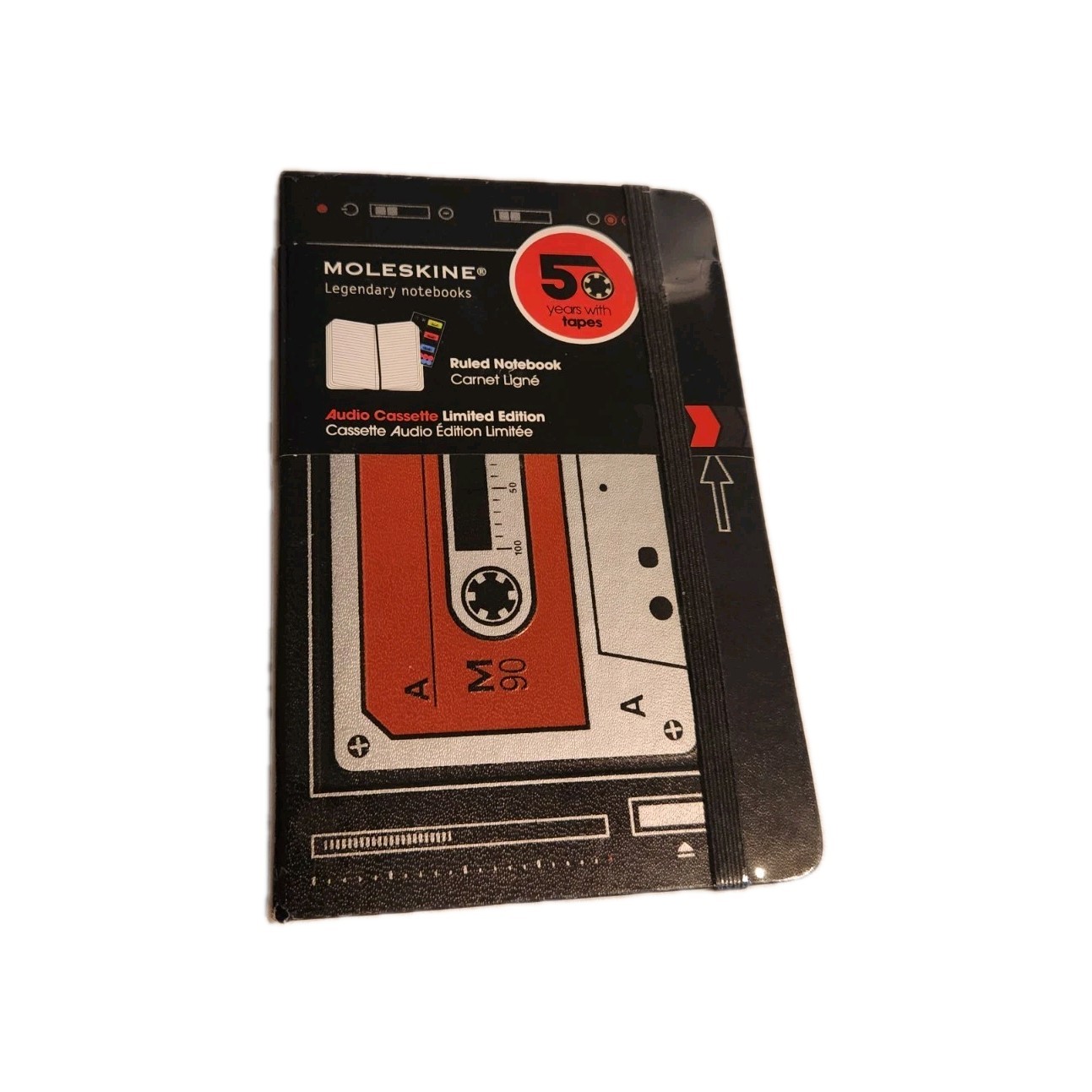 Moleskine Ruled Red Audio Cassette Limited Edition Notebook Sealed NEW 9x14cm