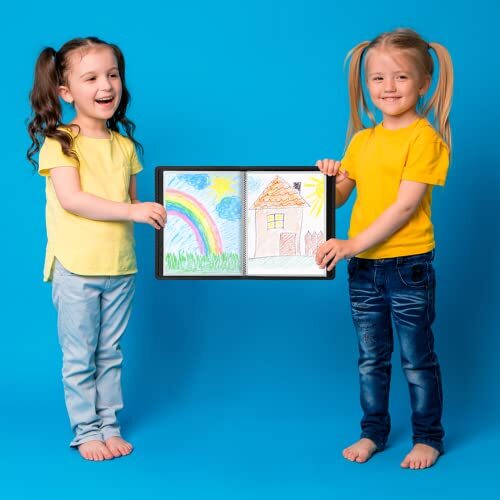 Art Portfolio Binder Letter Size Document Flexible Cover Presentation Book
