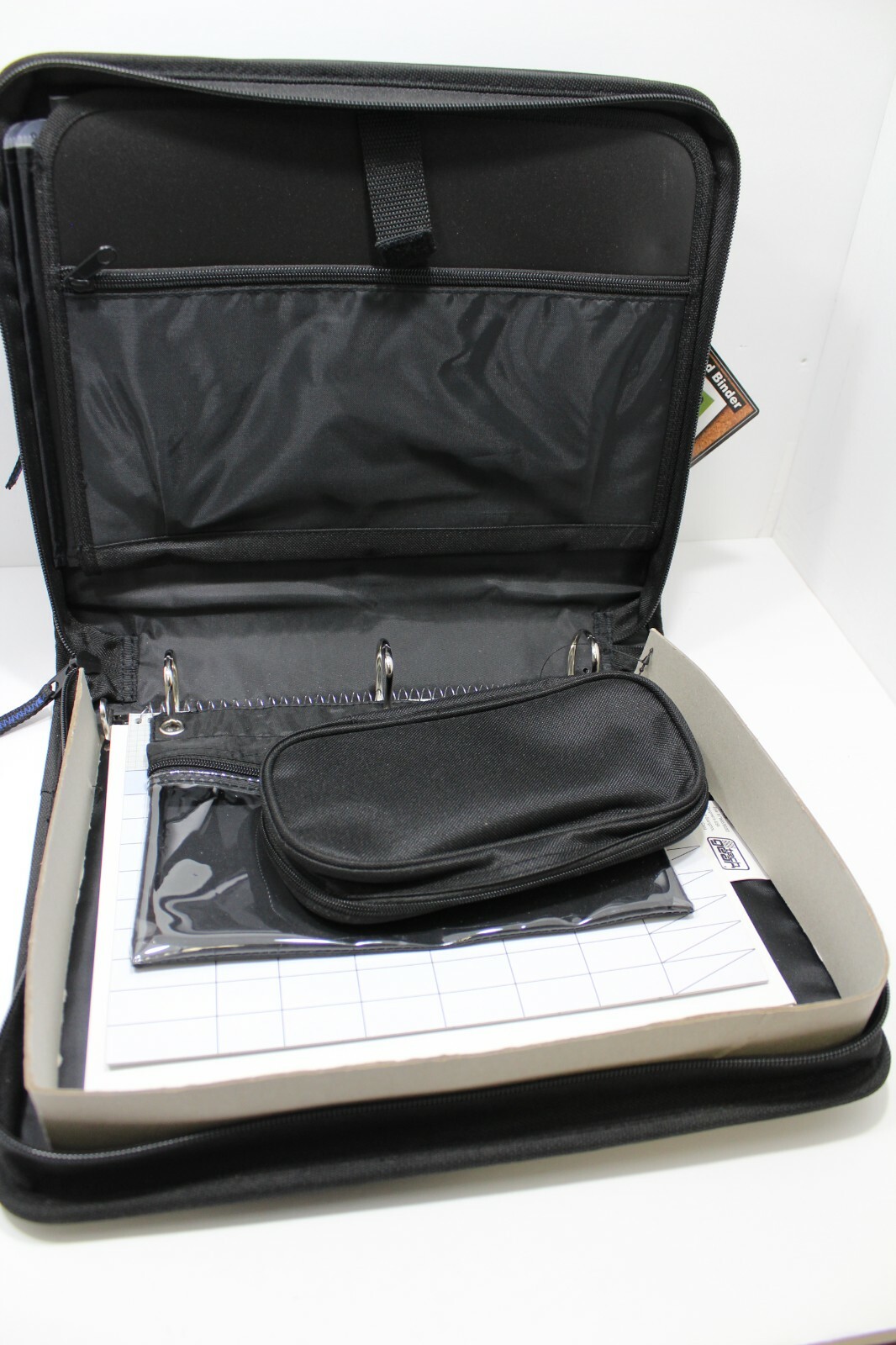 Portfolio Folder laptop pocket Business Organizer Calendar Note Bag w/ 14inch