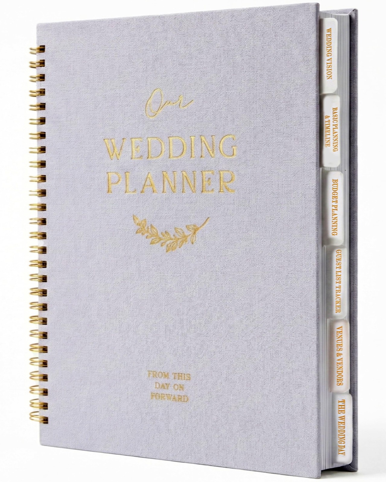 Wedding Planner Book and Organizer for Bride – Bridal Planner Notebook with T…