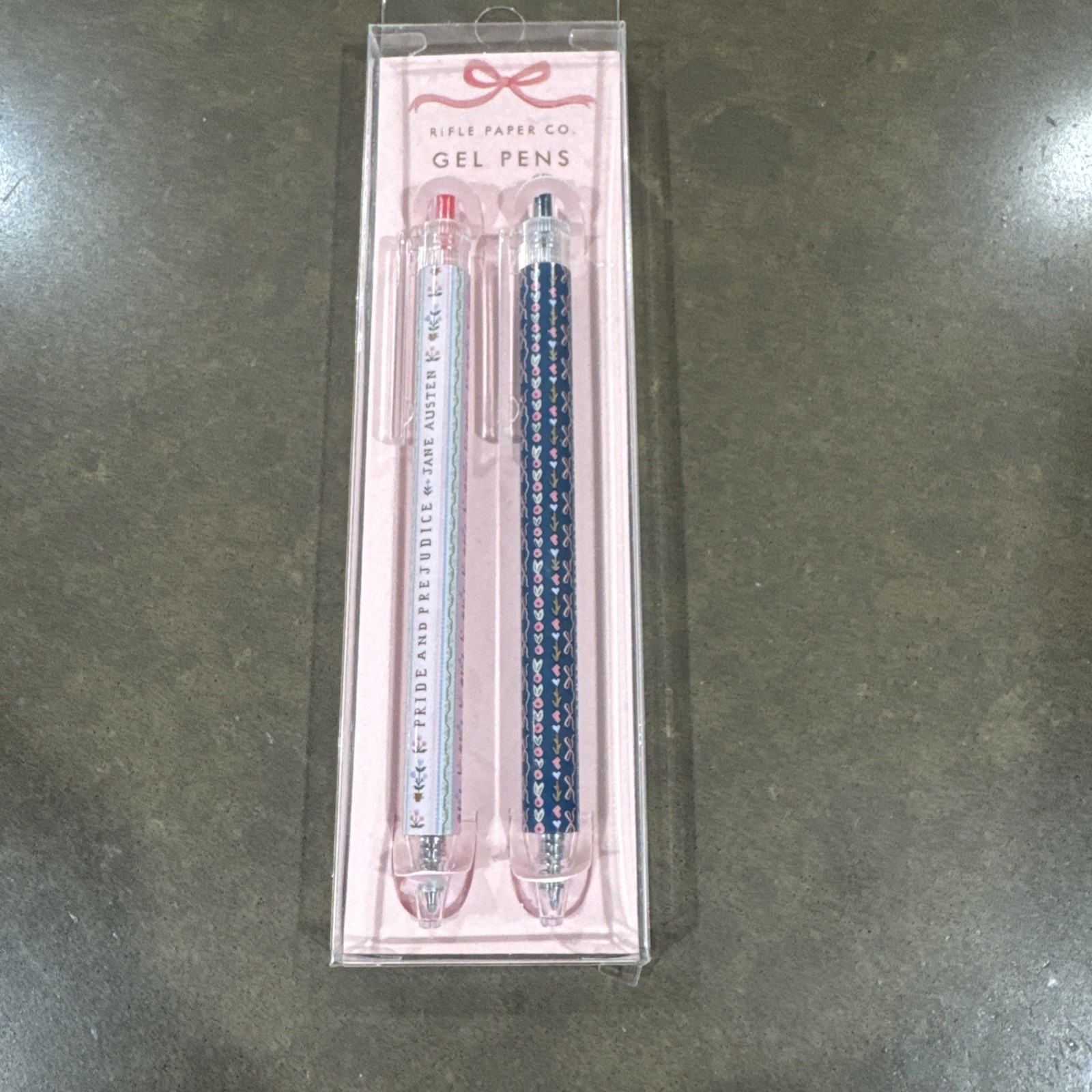 Rifle Paper Co. Pride And Prejudice Set of 2 Gel Pens Jane Austin