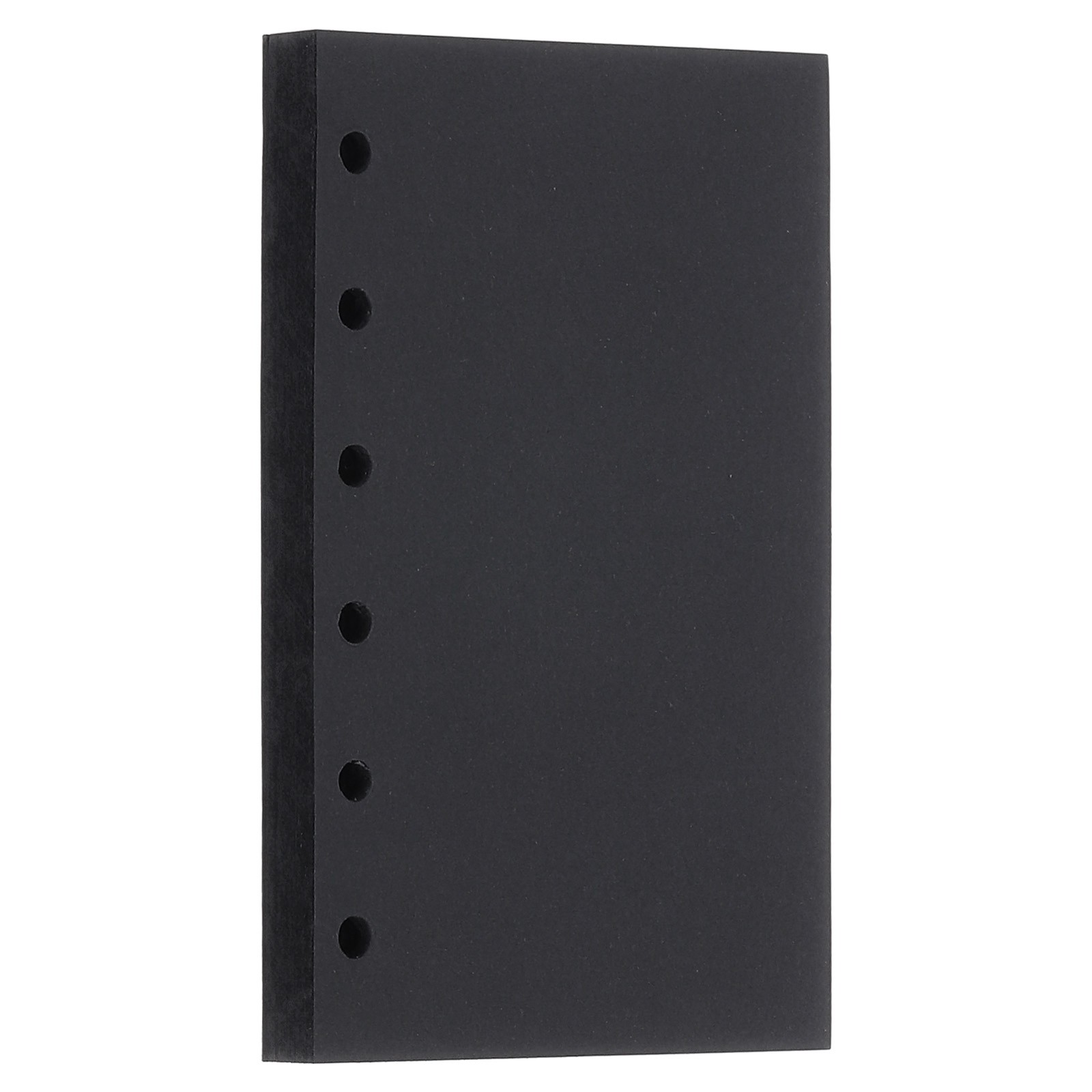 Refill Paper, Unlined Blank Kraft Paper 6 Rings for Book, 80 Sheets/160 Pages