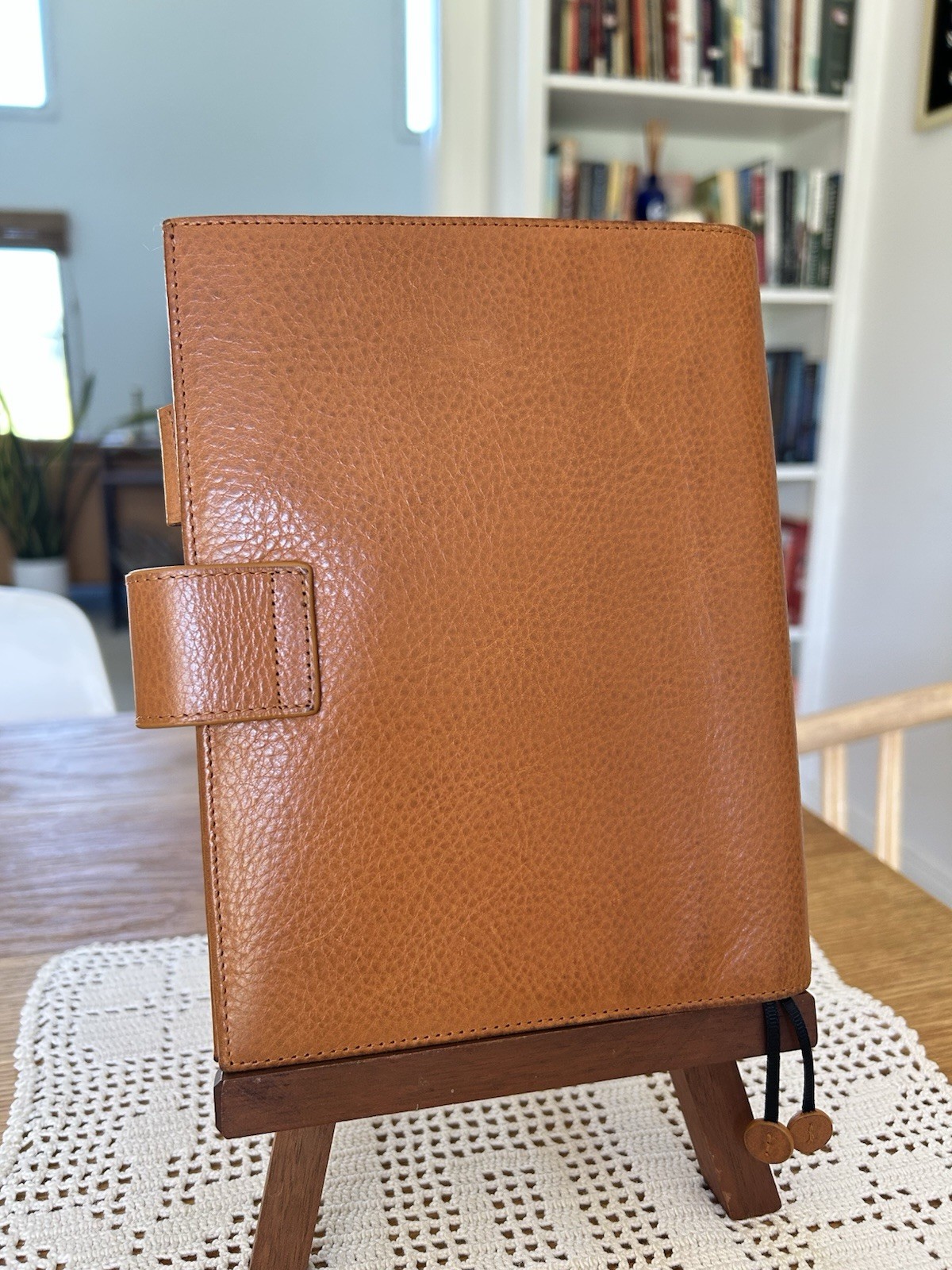 Gillio Appunto B6 Epoca Yellow Notebook Cover GUC Patina Big Back Pocket