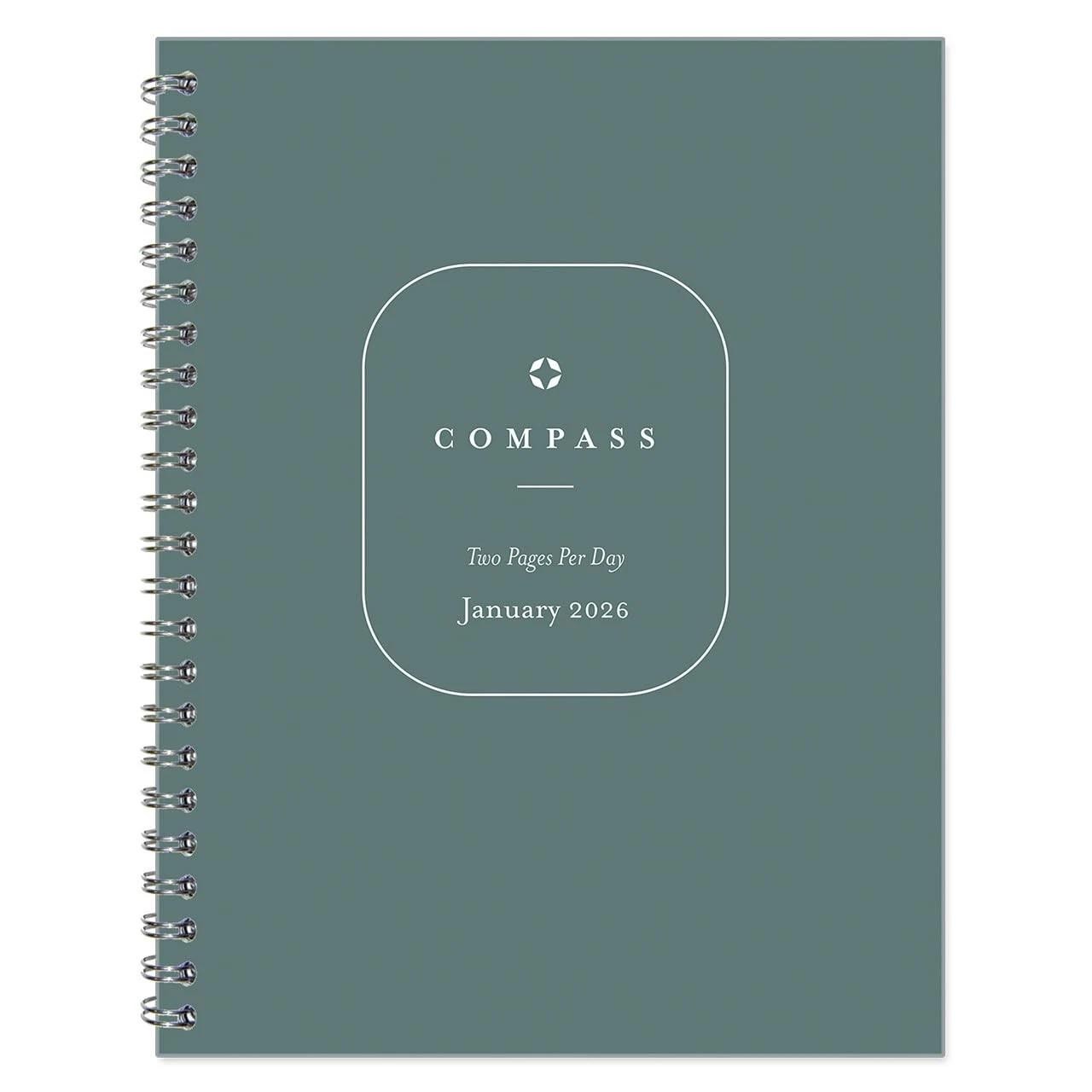 Franklincovey – Compass Planner Refill | Two Pages Per Day Wire-bound (monarc…