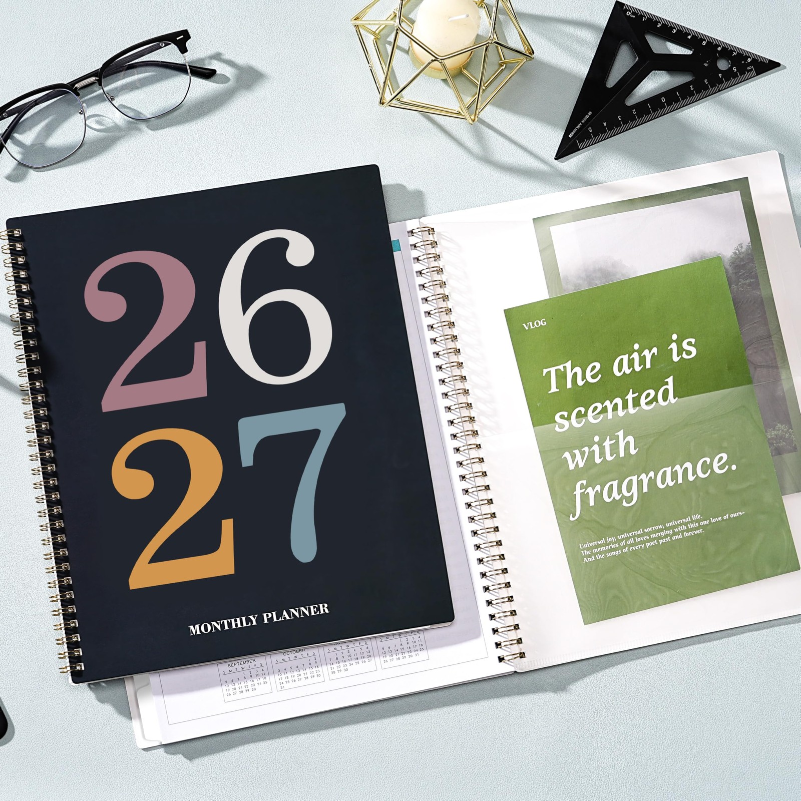2026-2027 Monthly Planner – from July 2026 Large, Colorful
