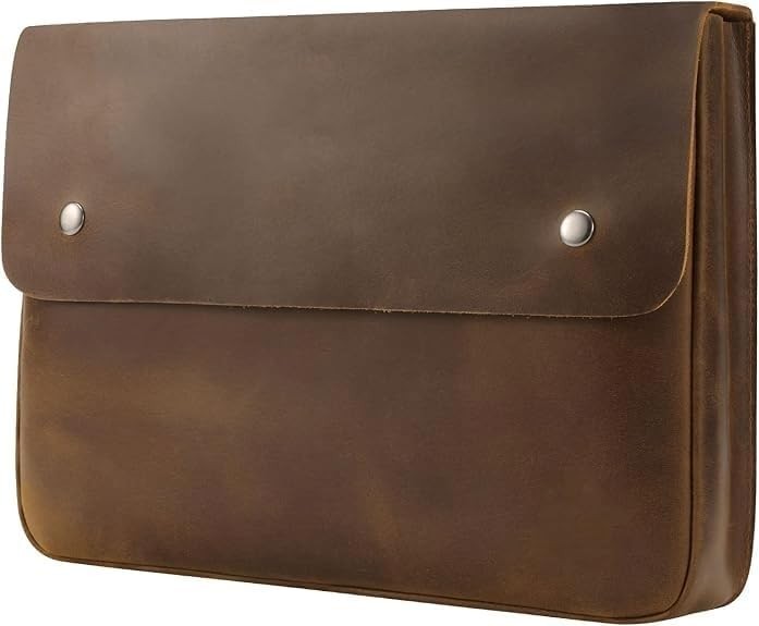Leather File Folder Organizer Document Holder, File Case, A5 Binder, Envelope…