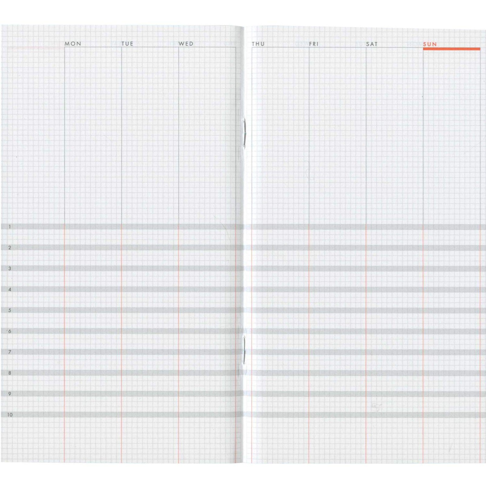 A5 Slim Function Note PARARELLEL PLANNER LDN