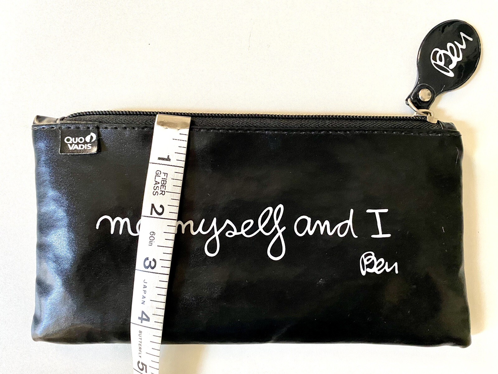 Quo Vadis Ben Black Pouch Size: 8.5″ x 4.5″ x 0.4″