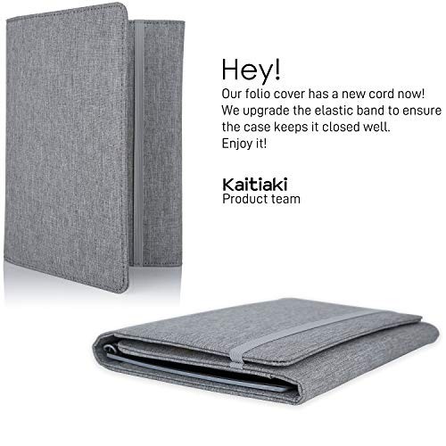 Folio Cover for Rocketbook Fusion & Everlast – Multi Organizer, Waterproof, Gray