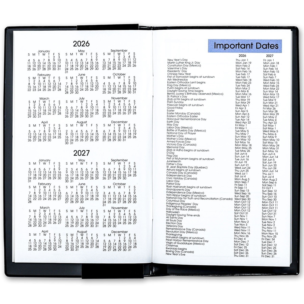 AT-A-GLANCE Jan-Dec 2026 Mthly, DayMinder, My Week 3-1/2″ x 6″, Pkt, (SK48-00)