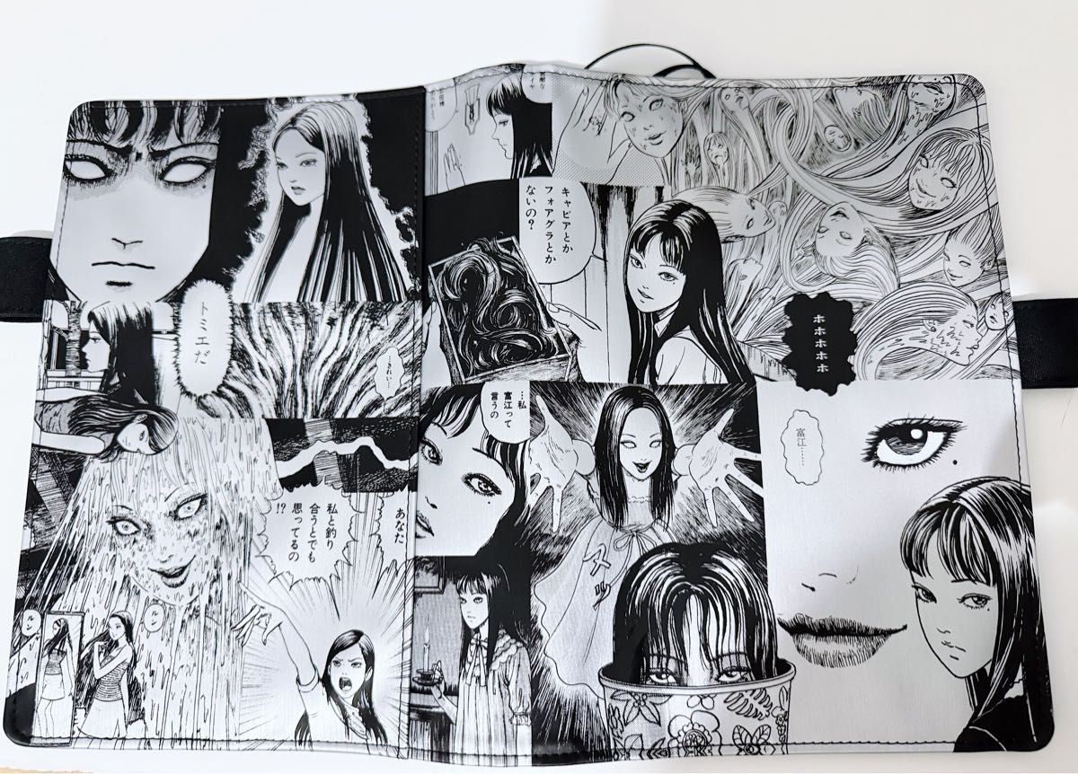 Hobonichi Techo Junji Ito Tomie A5 Cousin Memory & A6 Smirk Cover Set 2026