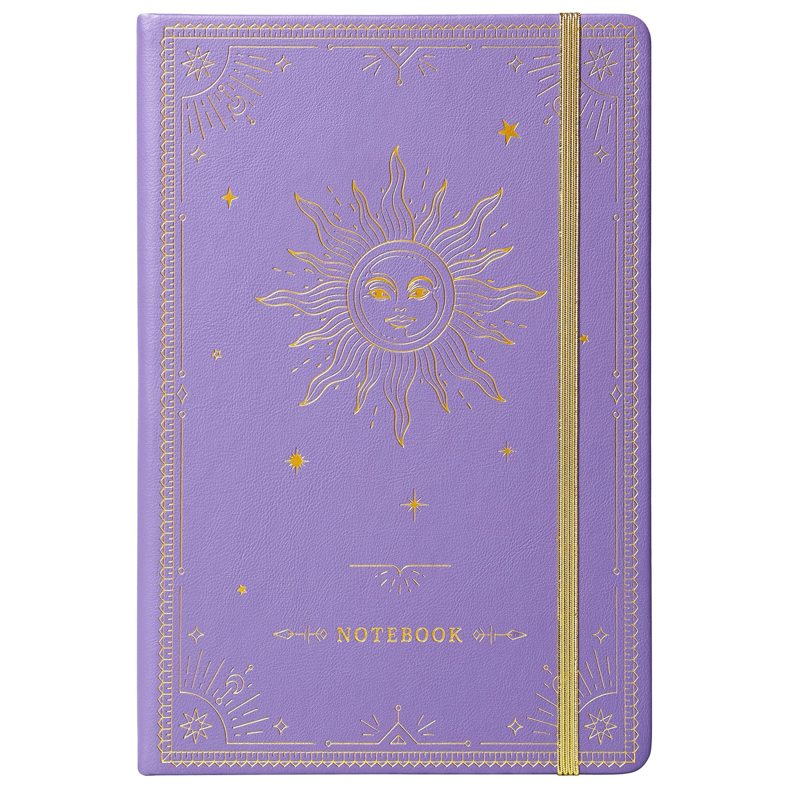 Artfan Ruled Notebook/Journal – Premium Thick Paper Faux Leather Purple1