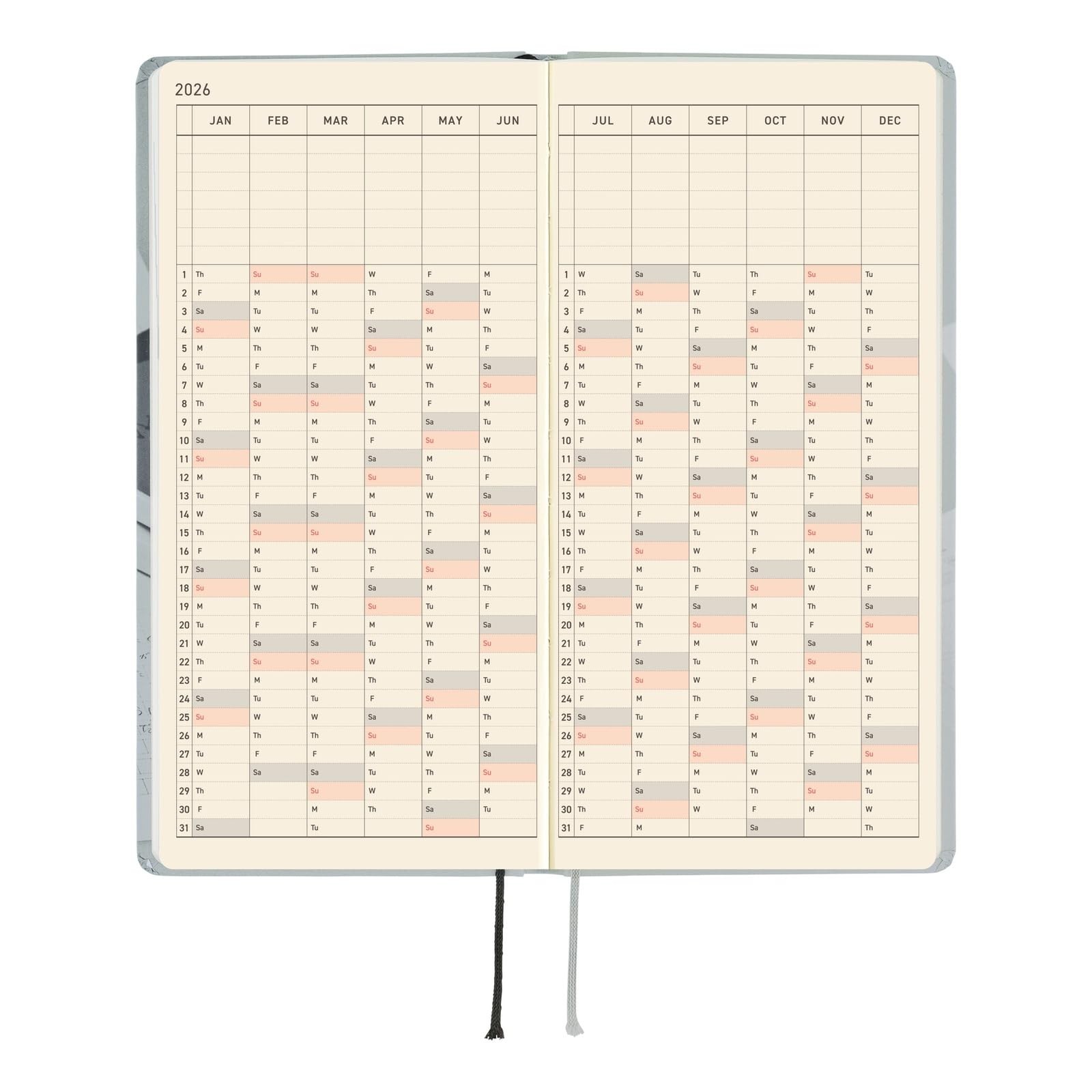 2026 Weeks Planner – MOTHER: The Secret of MOTHER 2, English, Slim Design, Janua