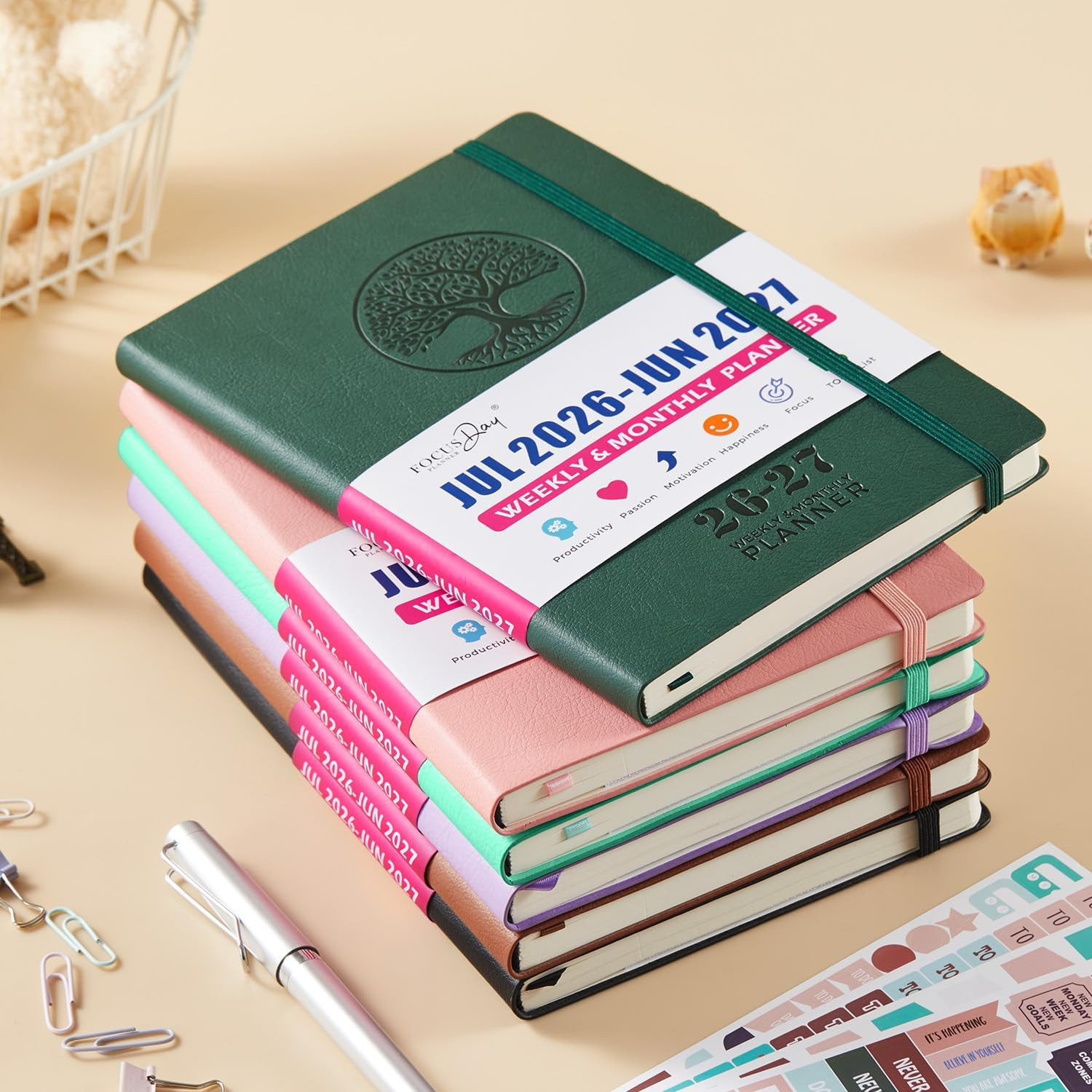 Academic Planner 2026-2027, July 2026 – June 2027 Weekly and Monthly Planner/Cal