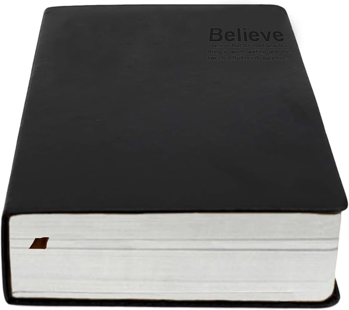 Black B6 Notebook 720 Pages Thick Leather Journal Gift for Travelers Artists