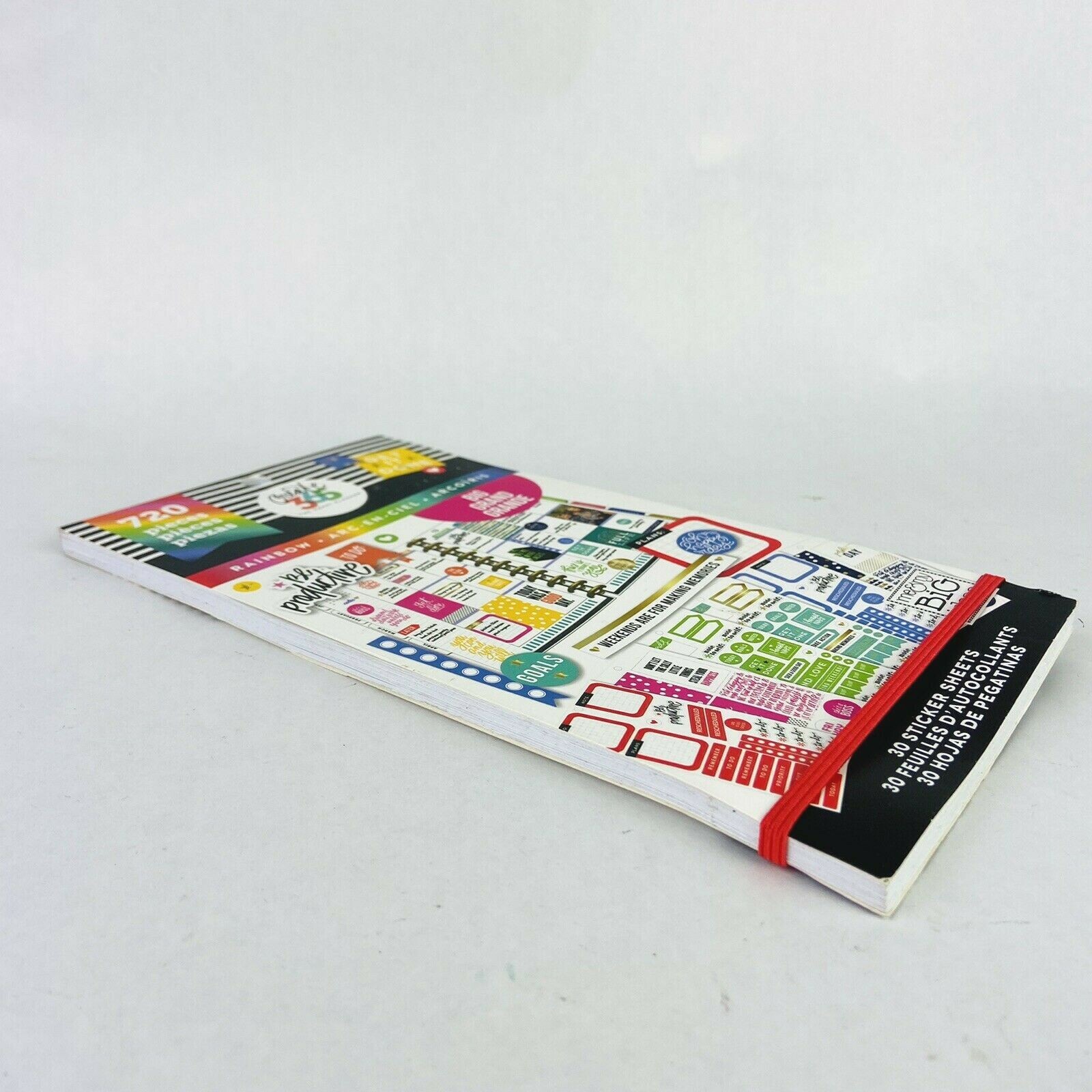 Create 365 The Happy Planner Stickers Rainbow 720 Stickers 30 Sheets 9″ x 4.75″