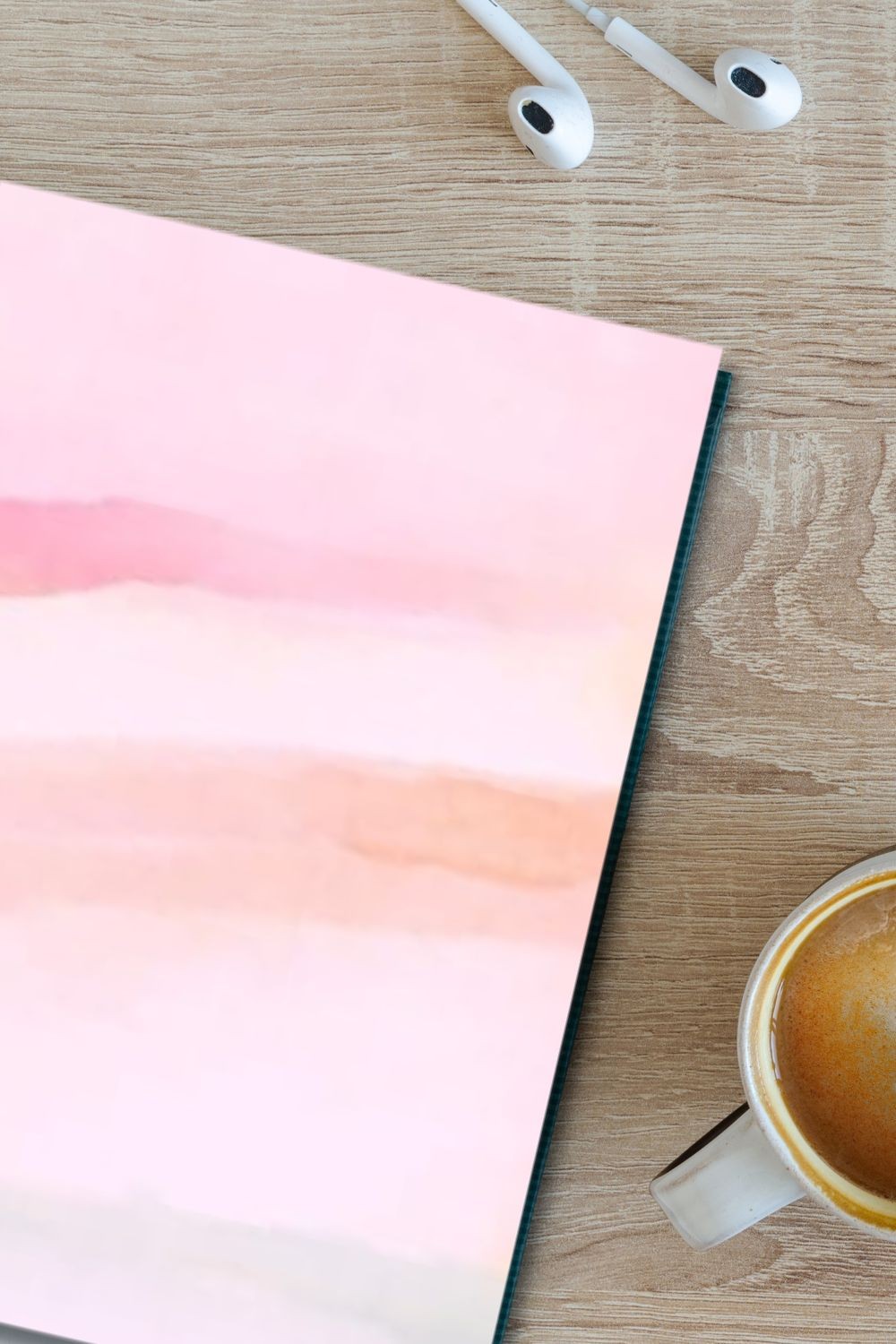 Pink Sunset Journal | Lined Notebook for Writing & Reflection