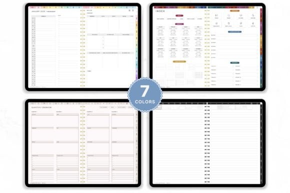 Digital Planner, GoodNotes Planner, iPad Planner, Notability Planner, Daily Week