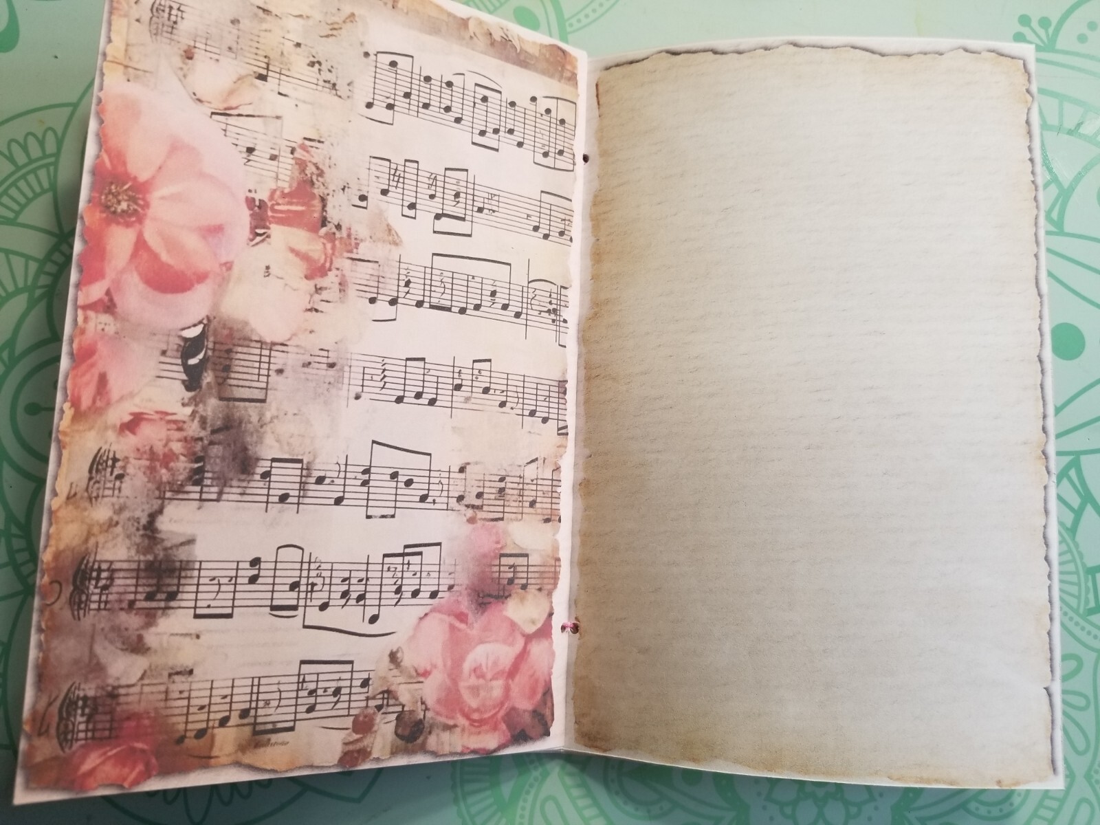 Junk Journal Blank Booklet “THE BALLERINA” HANDMADE Dance Ballet