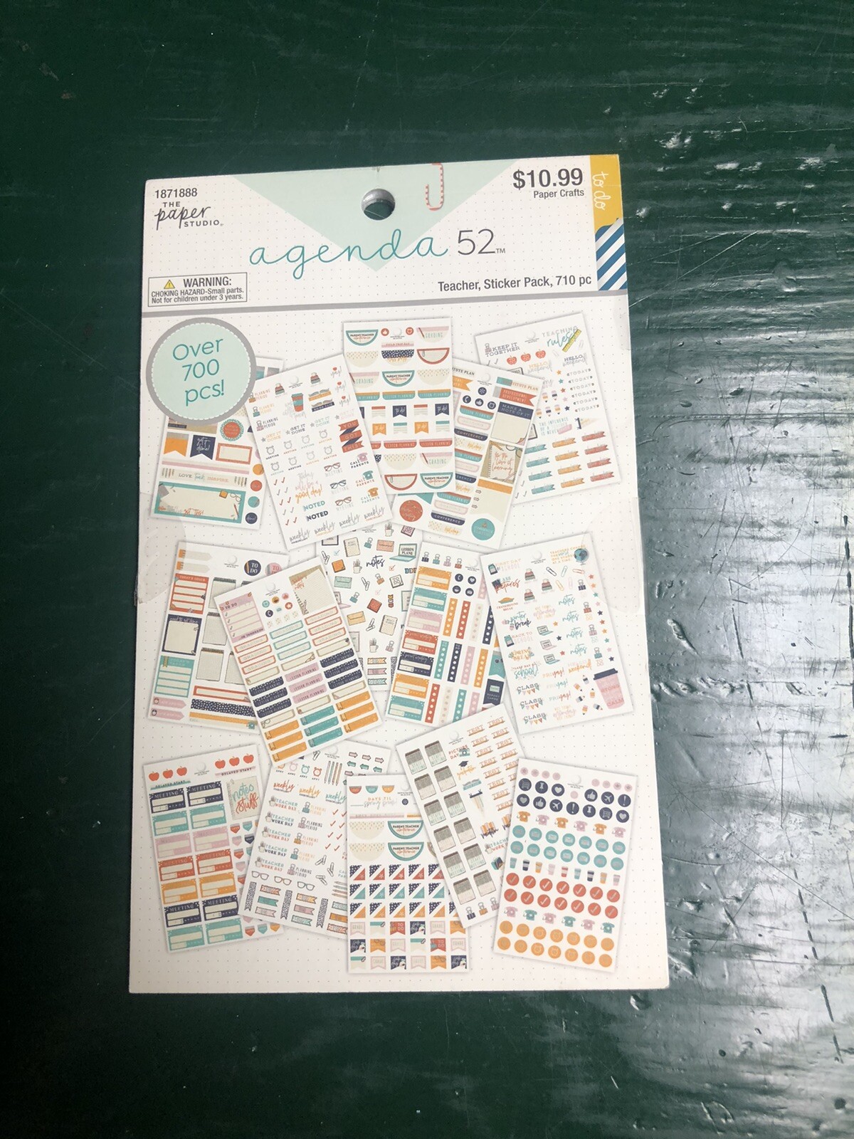 Teacher Planner Stickers – Agenda 52 Sticker Pack Over 700 Pcs