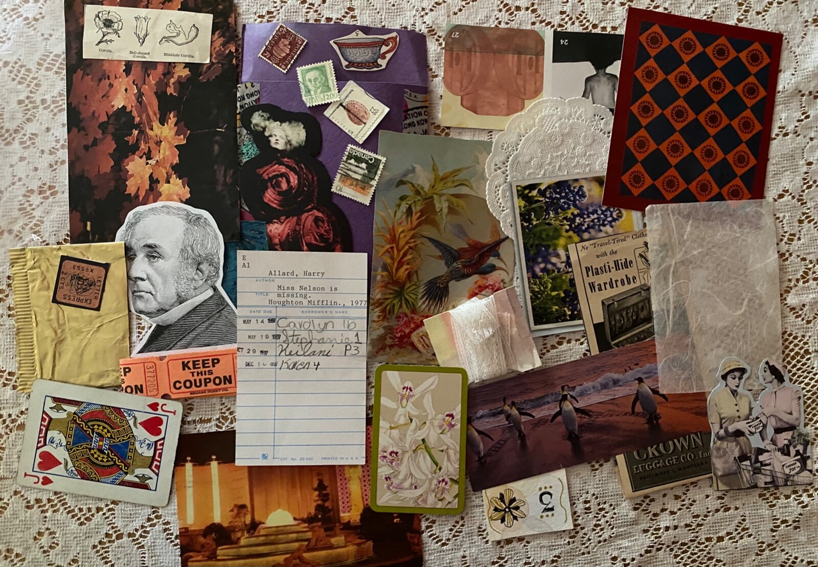 Beautifully Imperfect Handmade Junk Journal Book plus Ephemera & Embellishments