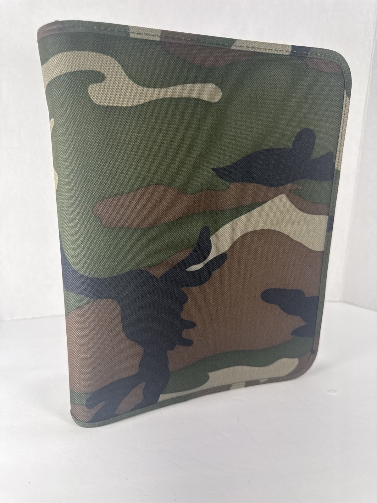 New~Day timer Zippered 3 Ring Camo Military Planner~11.5”x9”x1.5”