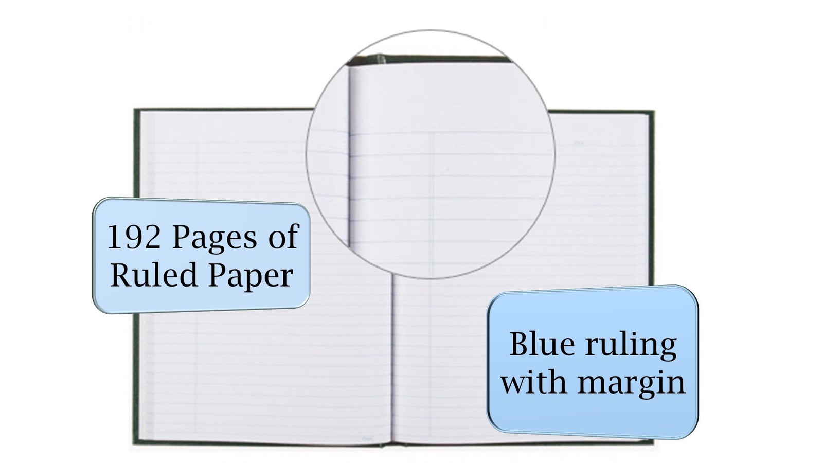 Blueline Business Notebook, Green, 9.25″ x 7.25″, 9.25 x 7.25 inches, Green