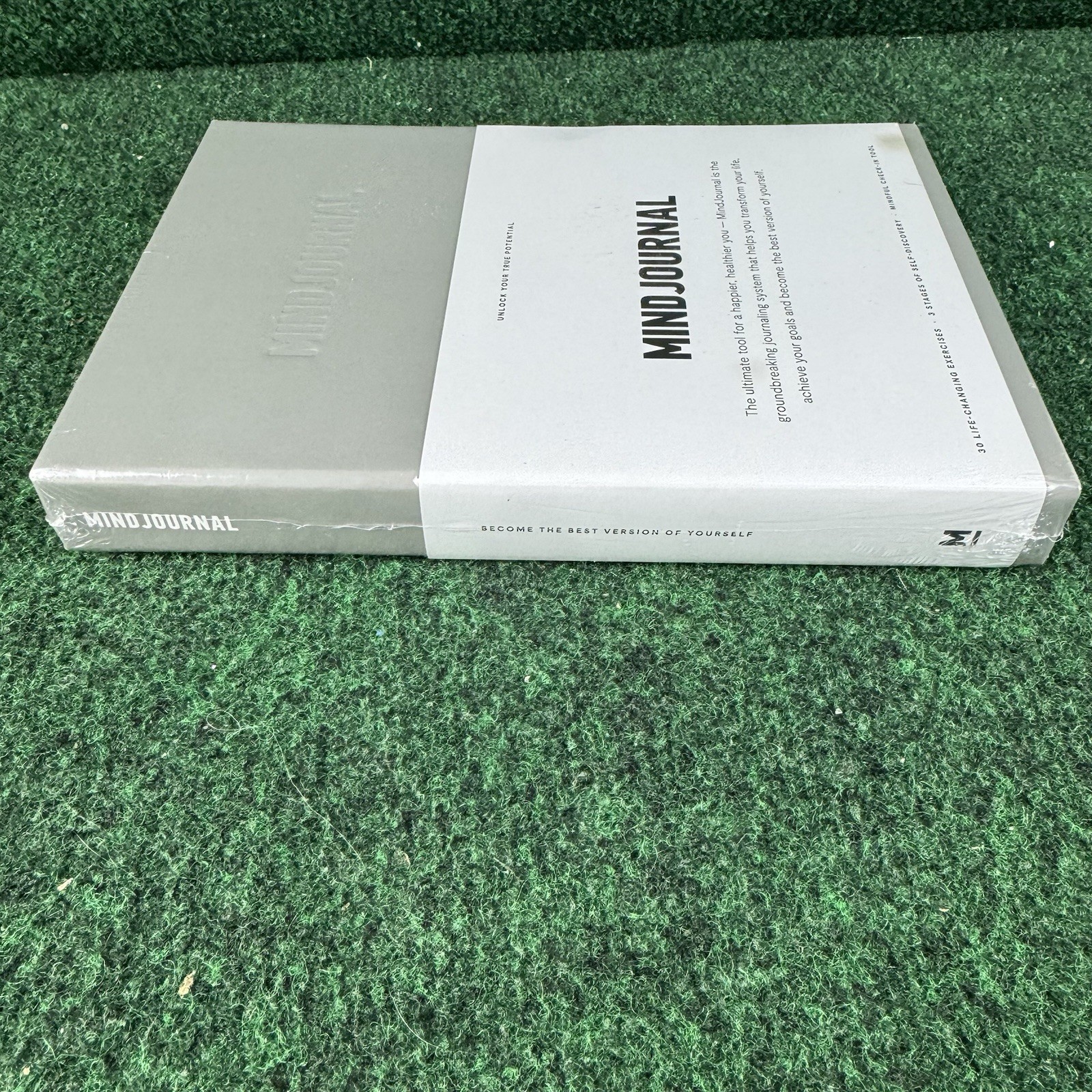 NEW MindJournal Journaling System For Men Grey Gray MIND JOURNAL Notebook Gift