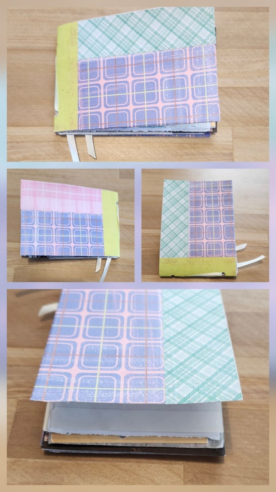 Colorful Handmade Junk Journal 60 pages