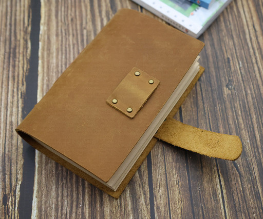 Writing notes Notebook sketchbook Diary Notepad handmade leather beige Q376